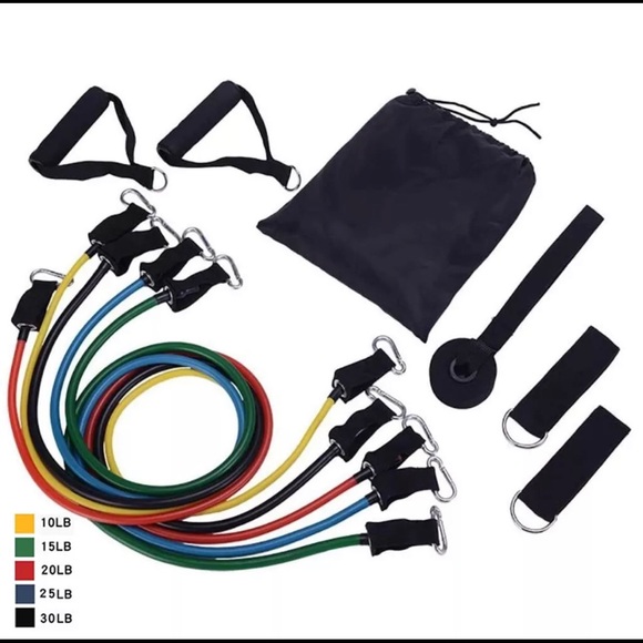 Resistance Bands 11 pcs set NEW - Picture 5 of 5